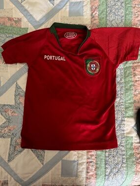 Portugal Kids' Red Soccer Jersey - Youth Team Top